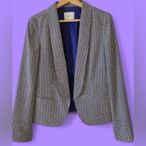 Ann Taylor Loft Open Blazer. Floral print